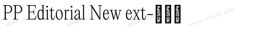 PP Editorial New ext字体转换